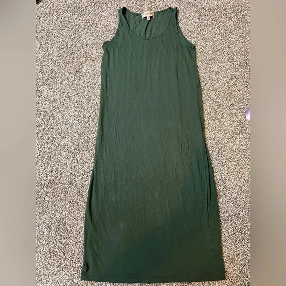 PHILOSOPHY OLIVE GREEN DRESS BODYCON SLEEVELESS SCOOP NECK SIZE MEDIUM - Picture 6 of 7